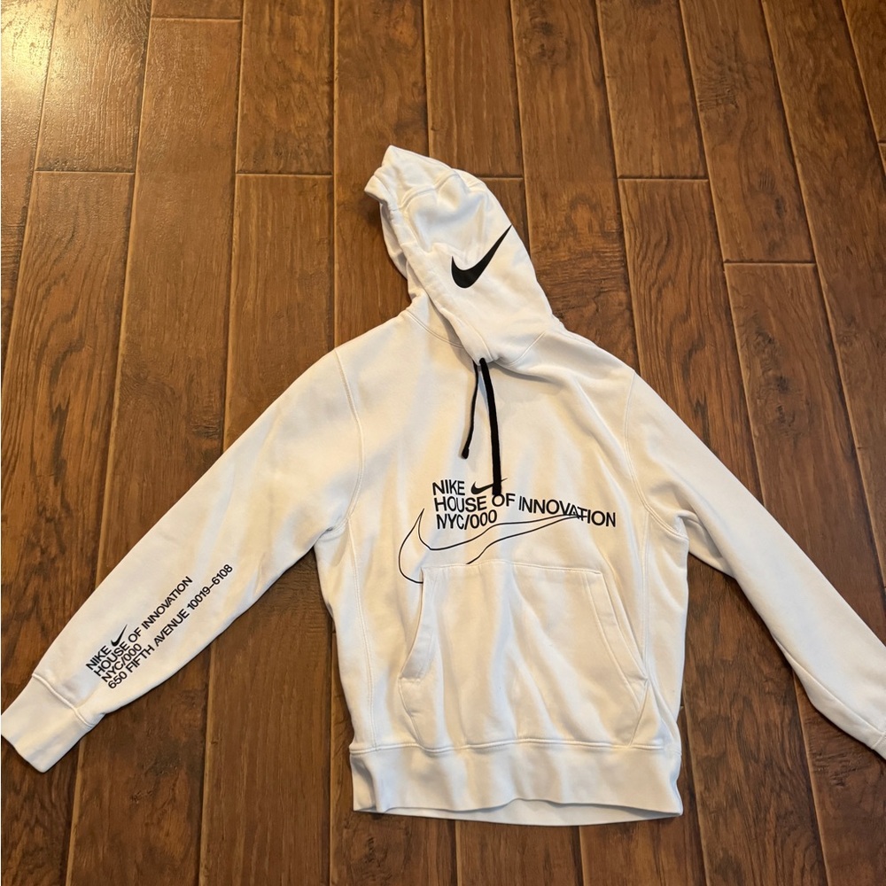 White Nike hoodie